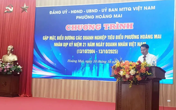 Phường Hoàng Mai cam kết đồng hành cùng doanh nghiệp