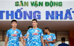 Đội tuyển Việt Nam hào hứng trở lại sân Thống Nhất