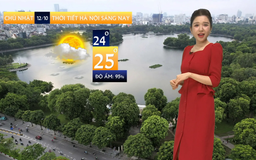 Dự báo thời tiết sáng | 12/10/2025