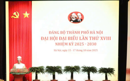 Chiều nay, diễn ra phiên trù bị Đại hội Đảng bộ TP Hà Nội