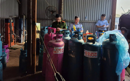 Phát hiện cơ sở sang chiết, kinh doanh khí LPG trái phép