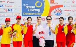 Việt Nam nhất toàn đoàn giải Rowing vô địch châu Á