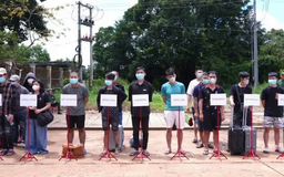 Tiếp nhận 15 công dân Việt Nam do Campuchia trao trả