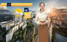 Dự báo thời tiết trưa | 22/10/2025