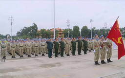 Cục Gìn giữ hòa bình Việt Nam báo công dâng Bác