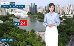 Dự báo thời tiết tối | 24/10/2025
