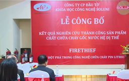 Giải pháp ngăn chặn cháy ở các tòa nhà do pin lithium
