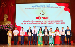 Phường Tây Hồ trao giải thi trực tuyến tìm hiểu Nghị quyết
