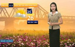 Dự báo thời tiết sáng | 03/10/2025