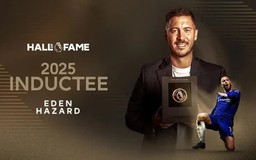 Eden Hazard góp mặt ở Sảnh đường Danh vọng Premier League