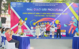 Khai mạc giải Pickleball kỷ niệm 71 năm Ngày Giải phóng Thủ đô