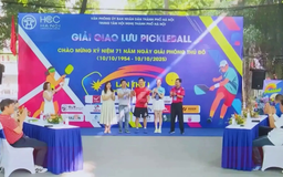 Kết thúc Giải pickleball kỷ niệm 71 năm Giải phóng Thủ đô