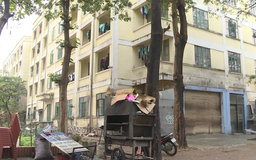 Khu nhà công nhân Kim Chung hoang tàn, nhếch nhác