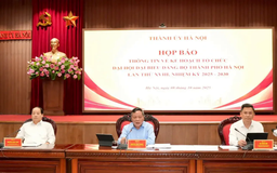 Đại hội Đảng bộ thành phố Hà Nội diễn ra từ ngày 15-17/10