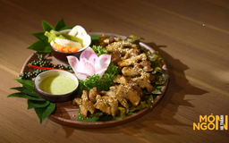 Thịt nọng nướng lá chè