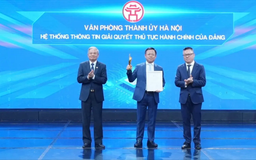 Văn phòng Thành ủy Hà Nội nhận Giải Chuyển đổi số xuất sắc
