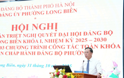 Triển khai nghị quyết Đại hội đại biểu Đảng bộ phường Long Biên