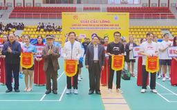Khởi tranh Giải cầu lông lãnh đạo TP. Hà Nội mở rộng
