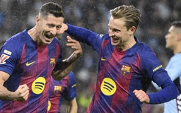 Barcelona thu hẹp khoảng cách với Real Madrid