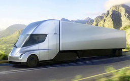 Xe đầu kéo chạy điện Tesla được hỗ trợ sạc siêu nhanh