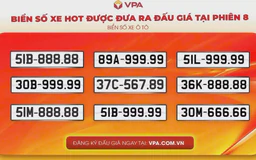 Sắp đấu giá hàng chục biển số 'ngũ quý', 'tứ quý', 'sảnh tiến'