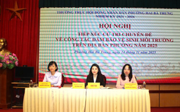 Phường Hai Bà Trưng ký cam kết bảo vệ môi trường