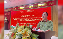Bồi dưỡng nghiệp vụ, nâng cao năng lực ANTT cơ sở