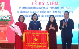 Trường THCS Trưng Nhị - Biểu tượng tình hữu nghị