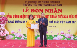 Trường Tiểu học Thanh Xuân Nam đạt chuẩn quốc gia mức 2