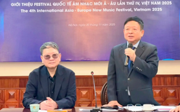 Festival quốc tế âm nhạc mới Á - Âu khai mạc ngày 27/11