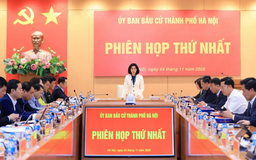 Phiên họp thứ nhất Ủy ban Bầu cử TP Hà Nội