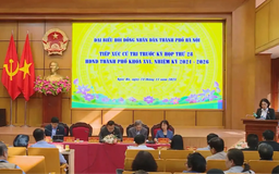 Cử tri kiến nghị thành phố khắc phục tình trạng úng ngập