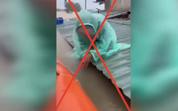 Bộ Công an cảnh báo tin giả về mưa lũ miền Trung