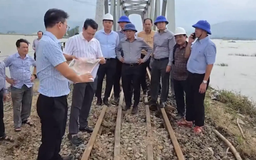Dự kiến thông tuyến đường sắt qua Nam Trung bộ tối 25/11