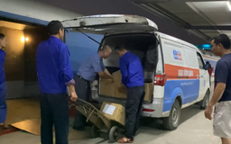 Đường sắt chở miễn phí hơn 15.000 kiện hàng đến vùng lũ