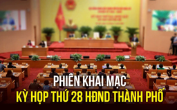 Phiên khai mạc Kỳ họp thứ 28 HĐND thành phố Hà Nội