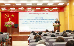 Phường Bạch Mai triển khai công tác bầu cử