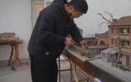Nghệ nhân Trung Quốc gây sốt với mô hình nhà tí hon