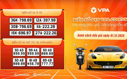 Biển số 99AA – 99999 sắp đưa ra đấu giá