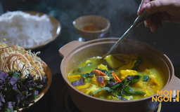 Lăng ngư om chuối đậu