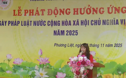 Các xã, phường hưởng ứng Ngày Pháp luật Việt Nam