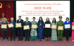Phường Yên Hòa hưởng ứng Ngày Pháp luật Việt Nam
