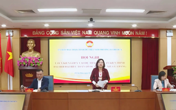 Phường Ô Chợ Dừa lấy ý kiến đóng góp Văn kiện Đại hội XIV của Đảng