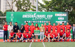 Sôi nổi giải bóng đá UNESCO Travel Cup