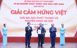 Đài Hà Nội được trao giải 'Cảm hứng Việt'