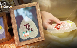 Thêu tay trên lá bồ đề - Nghệ thuật độc bản | HANOI Review | 10/12/2025