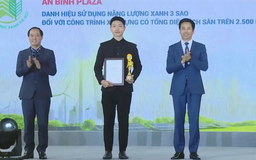 87 đơn vị được trao danh hiệu năng lượng xanh