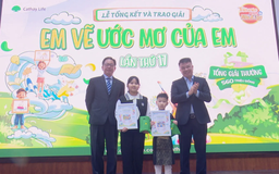 Trao giải cuộc thi vẽ tranh 'Em vẽ ước mơ của em'