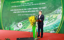 Gần 4.700 tỷ đồng chỉnh trang tuyến hai bên sông Tô Lịch
