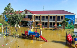 Hoàn thành sửa chữa trường lớp ở vùng lũ trước 10/12